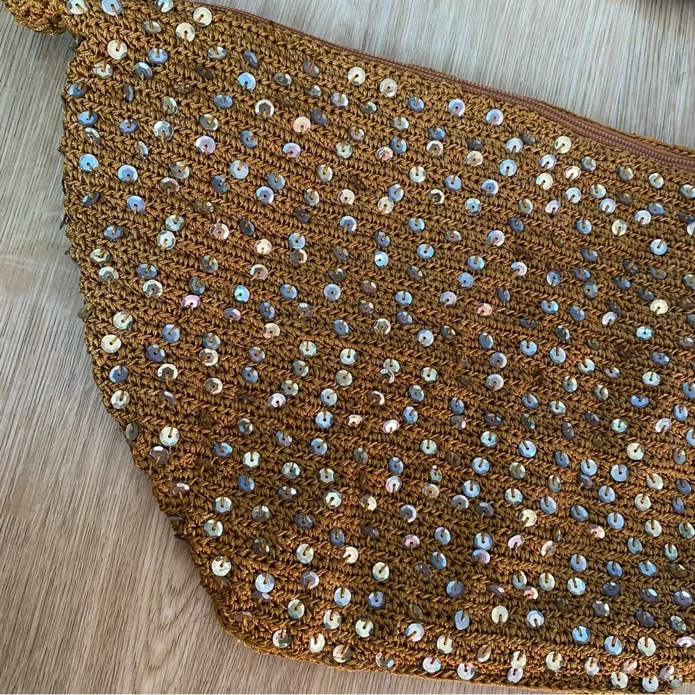 NEW Free People Catch My Shimmer Sequin Sling Bag - Picture 4 of 8